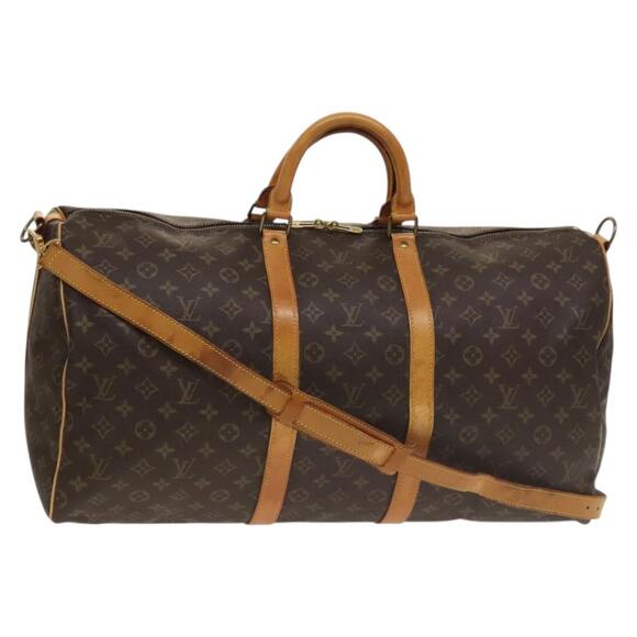 LOUIS VUITTON Monogram Keepall Bandouliere 55 Boston Bag M41414 - Picture 1 of 16